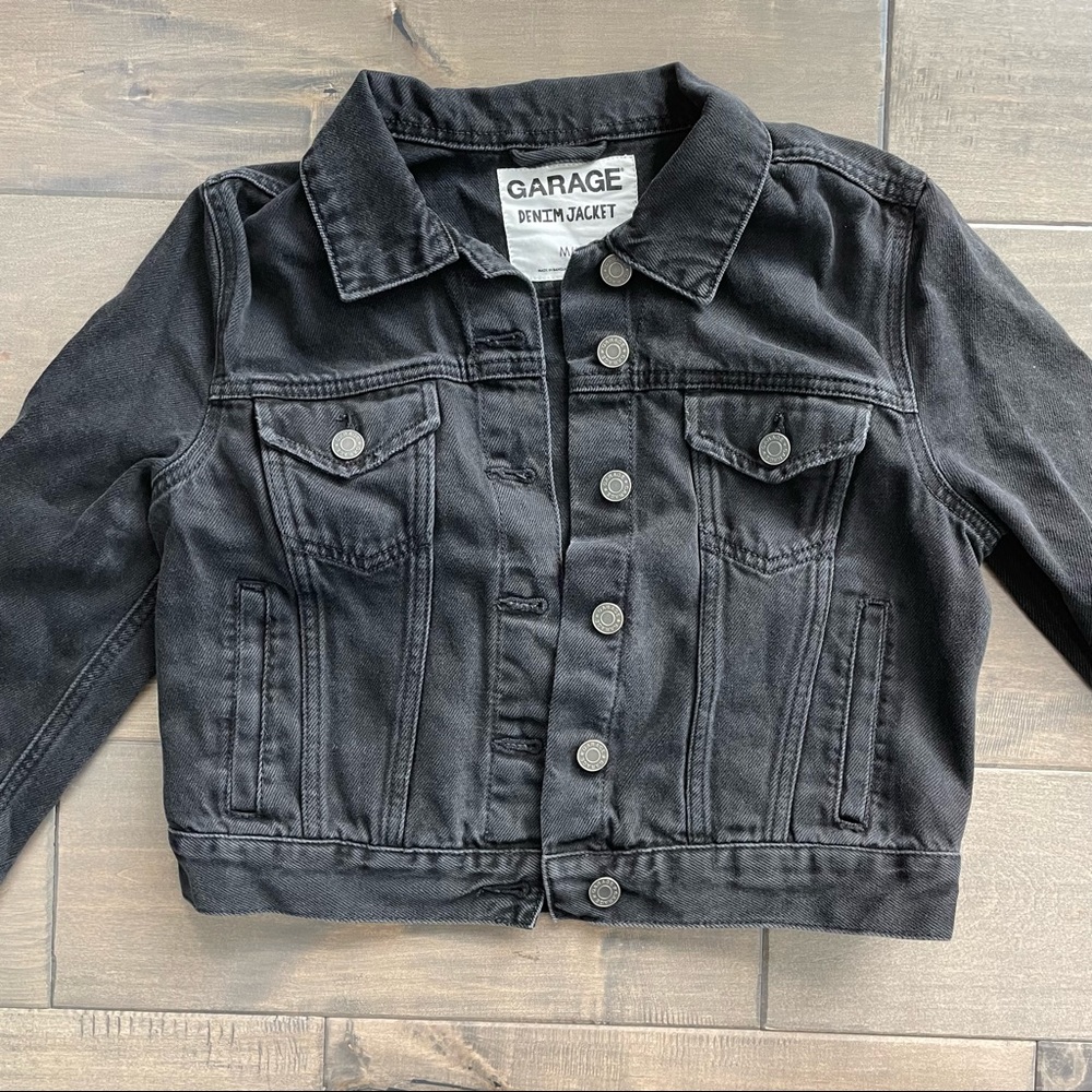 Garage Cropped Denim Jacket